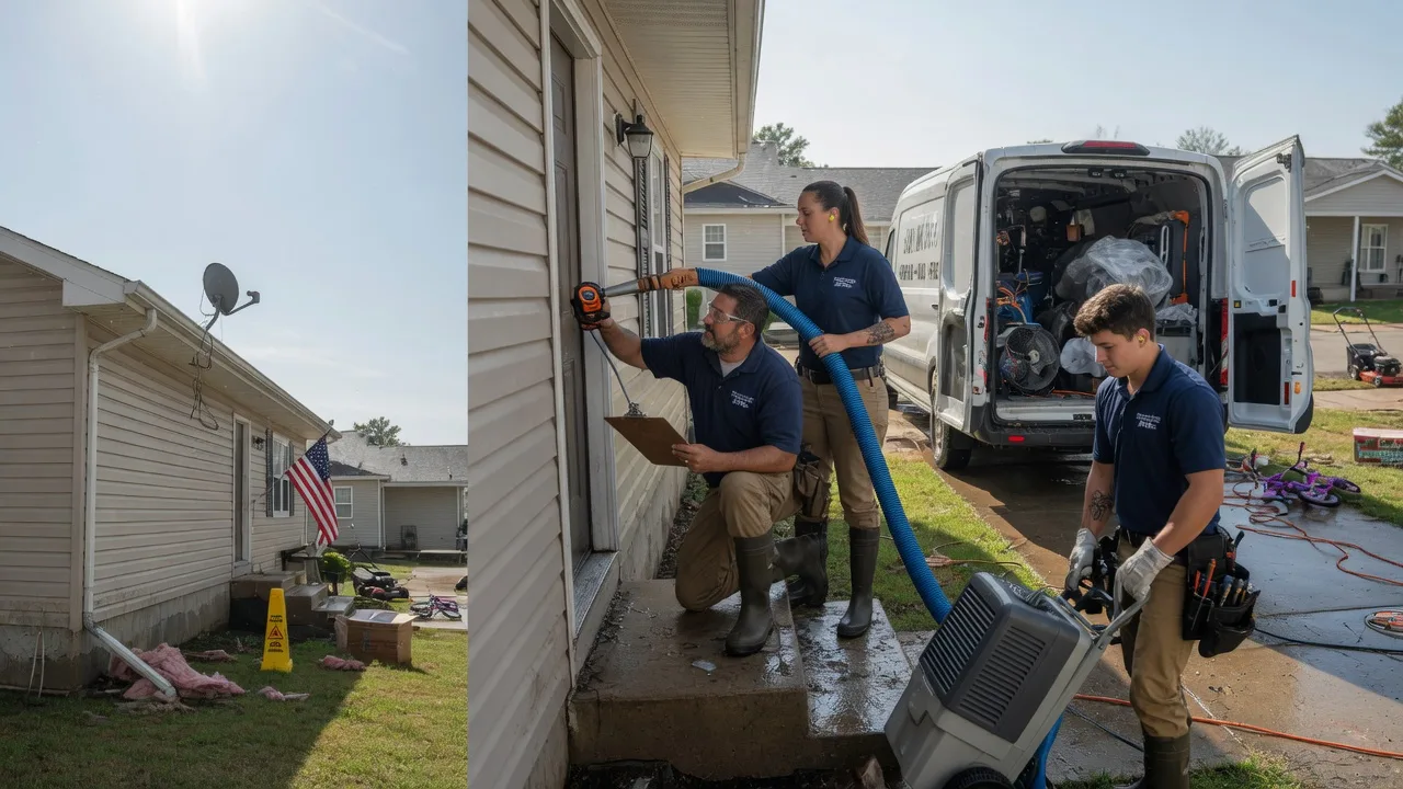 Ceiling Water Damage Restoration in Marathon, TX near me